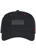 Adidas Louisville Cardinals Mens Black Slouch Stretch Flex Hat
