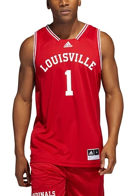 Adidas Louisville Cardinals Red Reverse Retro Jersey