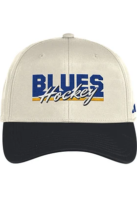 Adidas St Louis Blues Vault 2T Adjustable Hat - Tan
