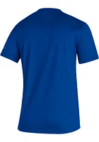 Adidas Kansas Jayhawks Blue Creator Phys Ed Short Sleeve T Shirt
