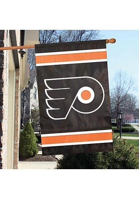 Philadelphia Flyers 48X28 Applique Sleeve Banner - Black