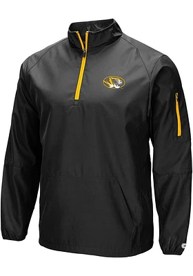 Colosseum Missouri Tigers Mens Black Tips Pullover Jackets