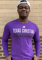 Colosseum TCU Horned Frogs Purple Lutz Long Sleeve T Shirt