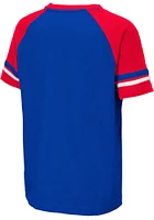 Colosseum Kansas Jayhawks Youth Blue Ottawa Short Sleeve Fashion T-Shirt
