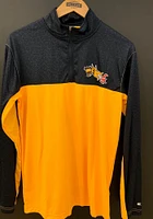 Colosseum Drexel Dragons Mens Gold Luge Long Sleeve Qtr Zip Pullover