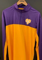 Colosseum West Chester Golden Rams Mens Gold Luge Long Sleeve Qtr Zip Pullover