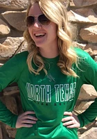 Colosseum North Texas Mean Green Kelly Luge Perf Long Sleeve T-Shirt