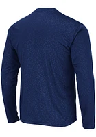 Colosseum Penn State Nittany Lions Navy Blue Luge Perf Long Sleeve T-Shirt