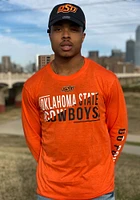 Colosseum Oklahoma State Cowboys Orange Lutz Long Sleeve T Shirt