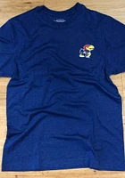 Colosseum Kansas Jayhawks Blue College Town Short Sleeve T Shirt