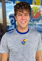 Colosseum Kansas Jayhawks Grey Bart Short Sleeve T Shirt