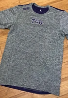 Colosseum TCU Horned Frogs Grey Bart Short Sleeve T Shirt