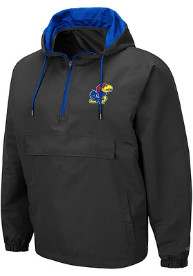 Colosseum Kansas Jayhawks Mens Charcoal Dolph Light Weight Jacket