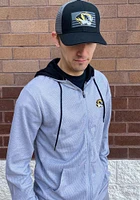 Colosseum Missouri Tigers Mens Grey Homer Long Sleeve Zip