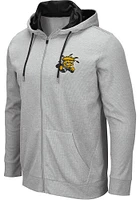 Colosseum Wichita State Shockers Mens Grey Homer Long Sleeve Zip
