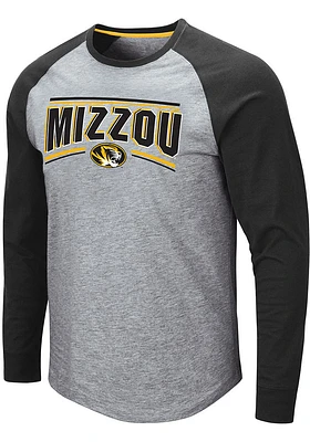 Colosseum Missouri Tigers Grey Kang Long Sleeve T Shirt