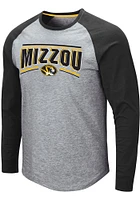 Colosseum Missouri Tigers Grey Kang Long Sleeve T Shirt