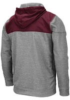 Colosseum Missouri State Bears Mens Grey Nelson Long Sleeve Zip