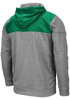 Colosseum North Texas Mean Green Mens Grey Nelson Long Sleeve Zip