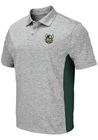 Colosseum Cleveland State Vikings Mens Grey Alaska Short Sleeve Polo
