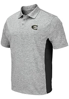 Colosseum Emporia State Hornets Mens Grey Alaska Short Sleeve Polo