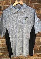 Colosseum Emporia State Hornets Mens Grey Alaska Short Sleeve Polo
