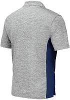 Colosseum Michigan Wolverines Mens Grey Alaska Short Sleeve Polo