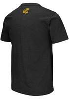 Colosseum Wichita State Shockers Black Mason Slub Short Sleeve T Shirt