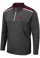 Colosseum Missouri State Bears Mens Grey Snowball Long Sleeve Qtr Zip Pullover