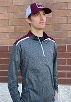 Colosseum Missouri State Bears Mens Grey Snowball Long Sleeve Qtr Zip Pullover