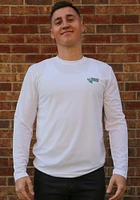 Colosseum North Texas Mean Green White Wade Long Sleeve T-Shirt