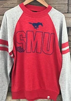 Colosseum SMU Mustangs Mens Grey D Oh Long Sleeve Fashion Sweatshirt