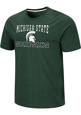 Colosseum Michigan State Spartans Green Swanson Short Sleeve T Shirt