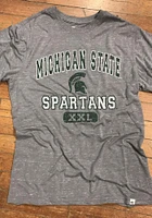 Colosseum Michigan State Spartans Grey Wyatt Short Sleeve T Shirt