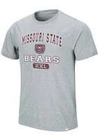 Colosseum Missouri State Bears Grey Wyatt Short Sleeve T Shirt