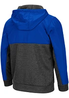 Colosseum Kansas Jayhawks Mens Blue Buster Medium Weight Jacket
