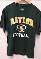 Colosseum Baylor Bears Green Football Short Sleeve T Shirt