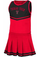 Colosseum Texas Tech Red Raiders Toddler Girls Pinky Sets Cheer