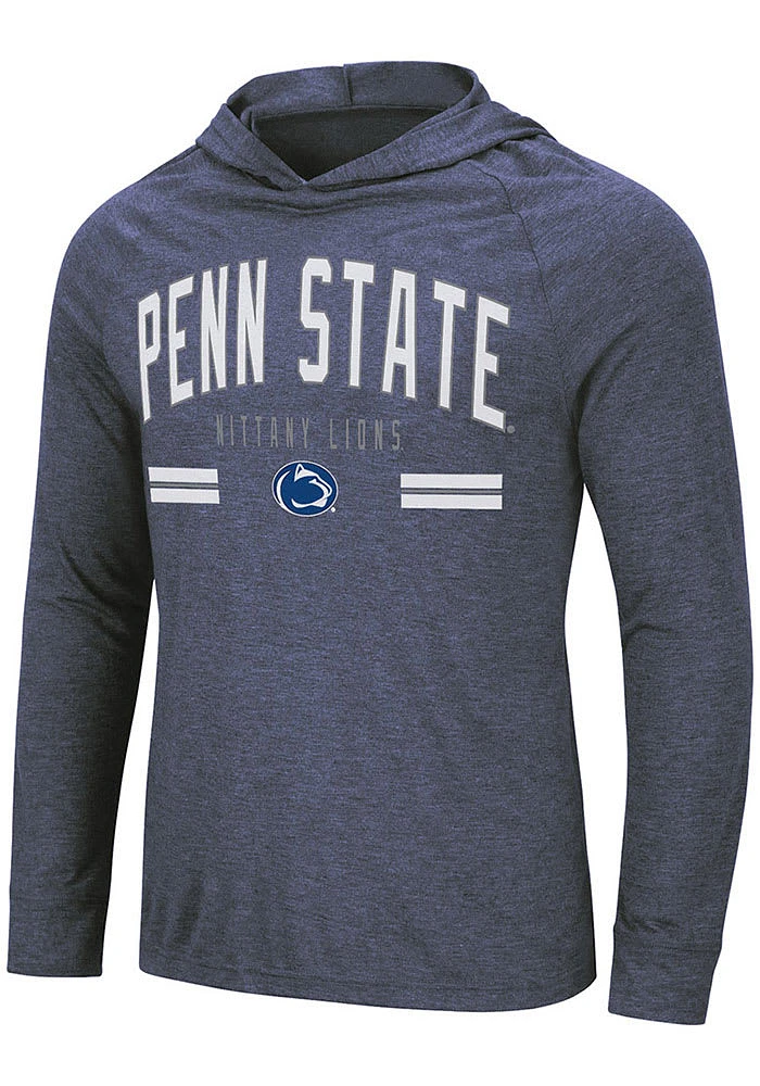 Colosseum Penn State Nittany Lions Mens Navy Blue Jenkins Long Sleeve Hoodie