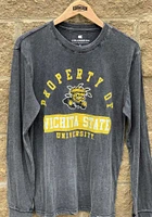 Colosseum Wichita State Shockers Black High Fives Long Sleeve T Shirt