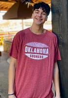 Colosseum Oklahoma Sooners Crimson Jenkins Short Sleeve T Shirt