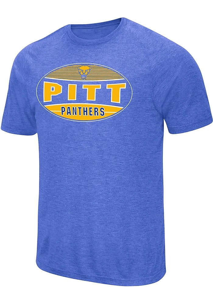 Colosseum Pitt Panthers Blue Jenkins Short Sleeve T Shirt