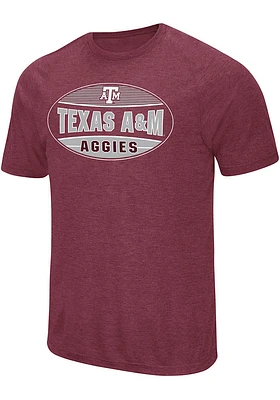 Colosseum Texas A&M Aggies Maroon Jenkins Short Sleeve T Shirt