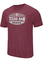 Colosseum Texas A&M Aggies Maroon Jenkins Short Sleeve T Shirt