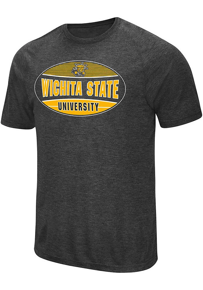 Colosseum Wichita State Shockers Black Jenkins Short Sleeve T Shirt