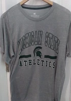 Colosseum Michigan State Spartans Grey Ducky Tie Short Sleeve T Shirt