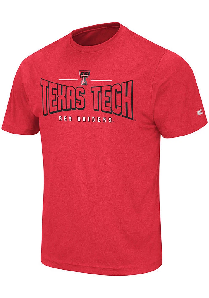 Colosseum Texas Tech Red Raiders Hooked Short Sleeve T Shirt
