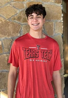Colosseum Texas Tech Red Raiders Hooked Short Sleeve T Shirt
