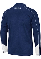 Colosseum Penn State Nittany Lions Mens Navy Blue Aldrin Long Sleeve Qtr Zip Pullover