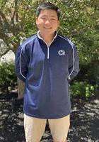 Colosseum Penn State Nittany Lions Mens Navy Blue Aldrin Long Sleeve Qtr Zip Pullover